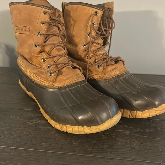 LaCrosse Men's Brown and Black Duck Boots - Picture 4 of 4